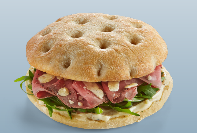 Focacccia Rosbeef Speciaal